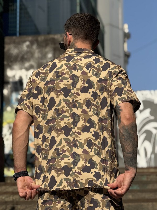 Літній мілітарі комплект TITANIUM Oblivion camo palm ПП7795 - 5