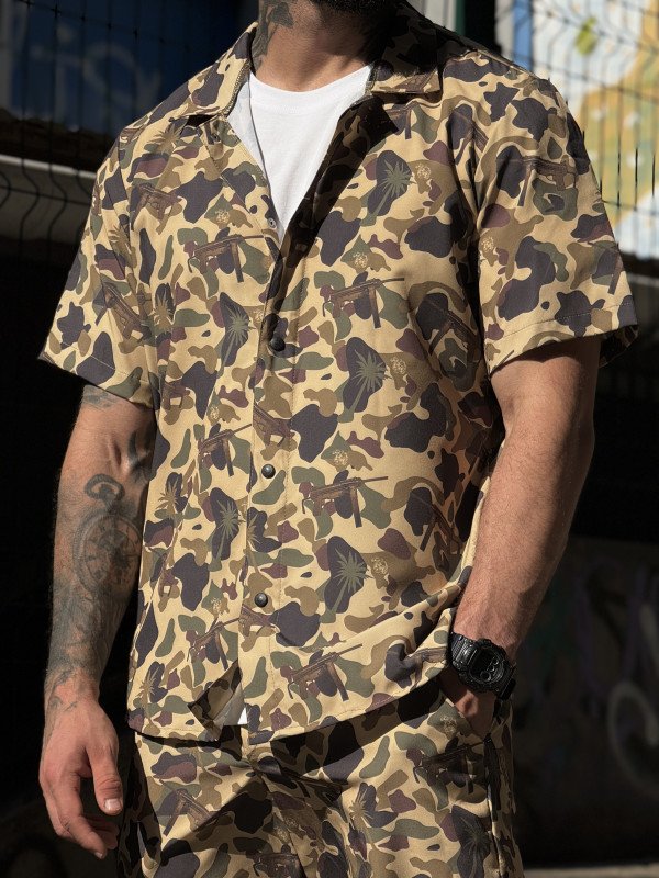 Літній мілітарі комплект TITANIUM Oblivion camo palm ПП7795 - 6