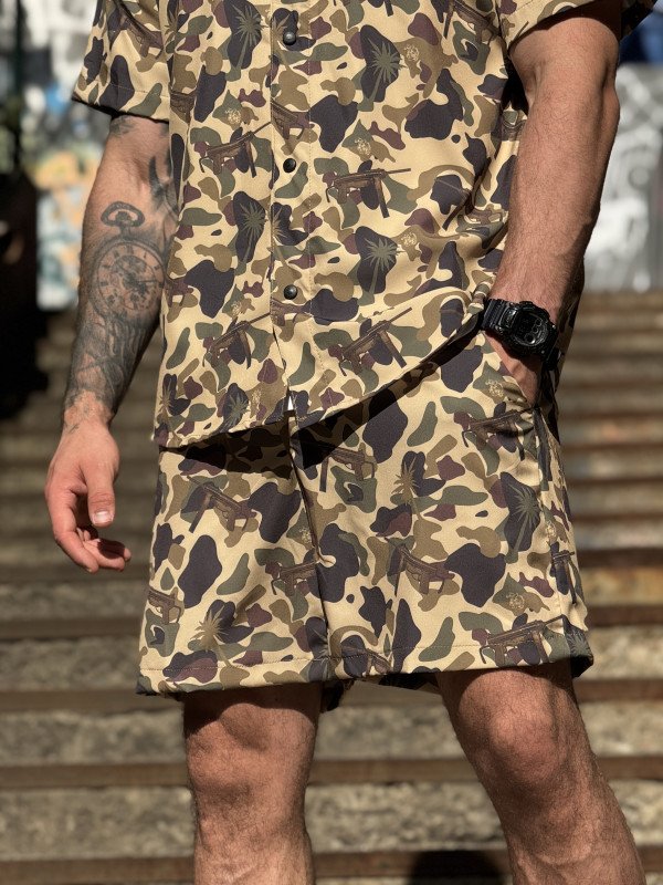 Літній мілітарі комплект TITANIUM Oblivion camo palm ПП7795 - 9