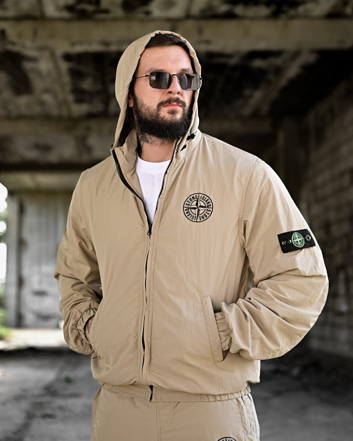 Спортивний костюм Stone Island submariner беж ВТ7645 - фото 8