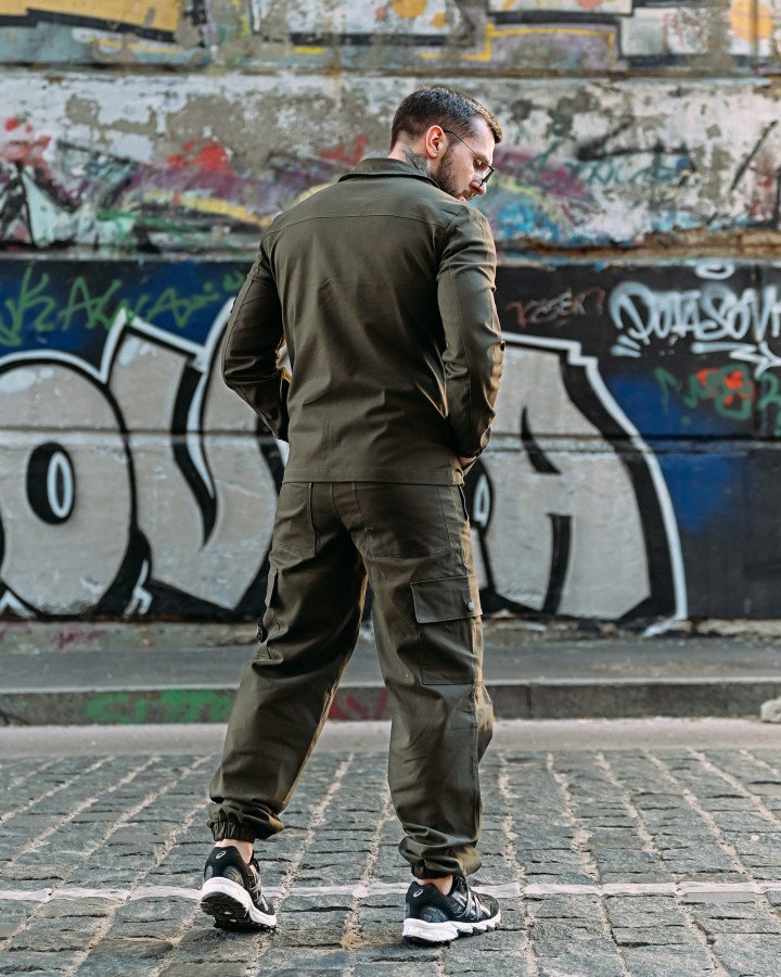 Костюм Stone island haki РА5073 - фото 3