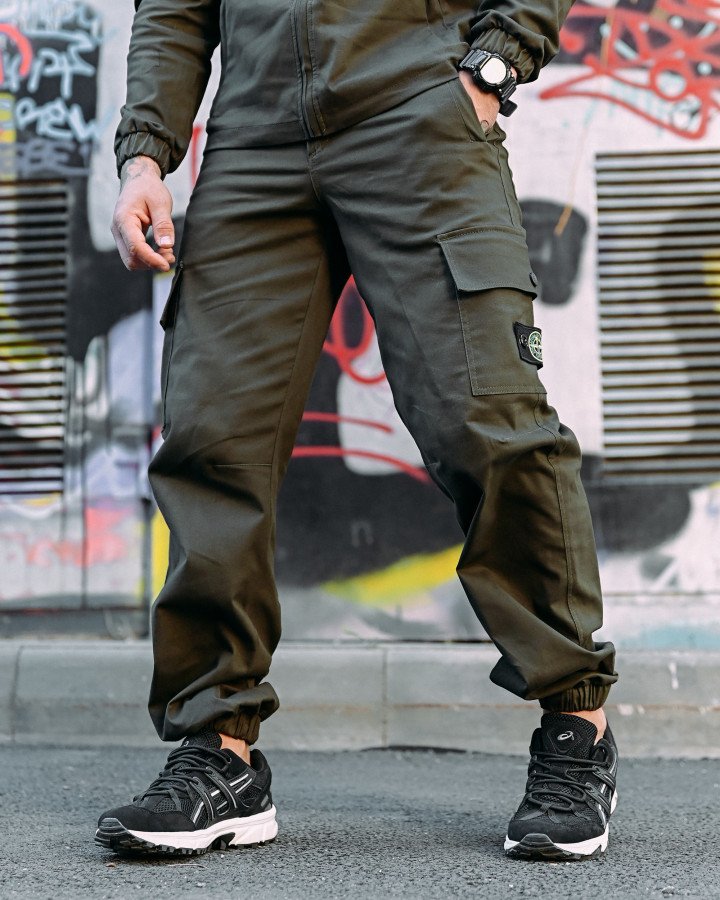 Костюм Stone island haki РА5073 - фото 9