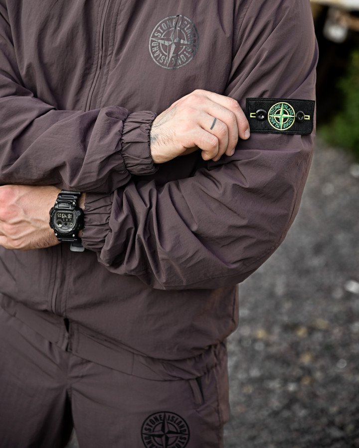 Спортивний костюм Stone Island коричневий 4 ПП 7916 - фото 4