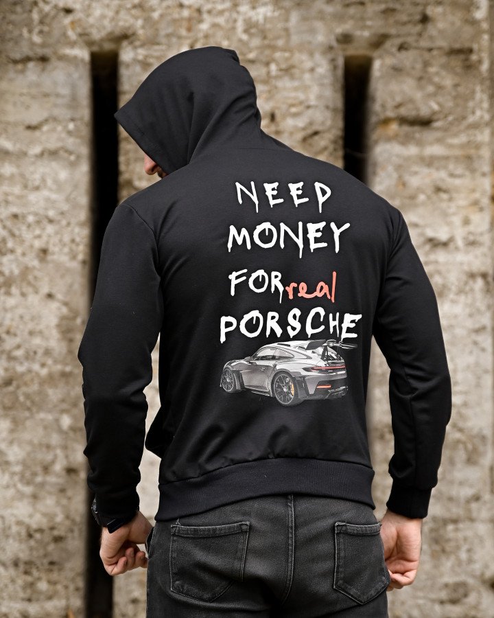 Худі Real Porsche black ПП7994