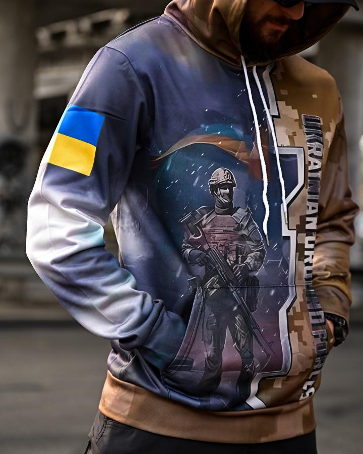 SAINT Ground force мультикам толстовка милитари на флисе кофта худи мужской тактический для туризма для города
