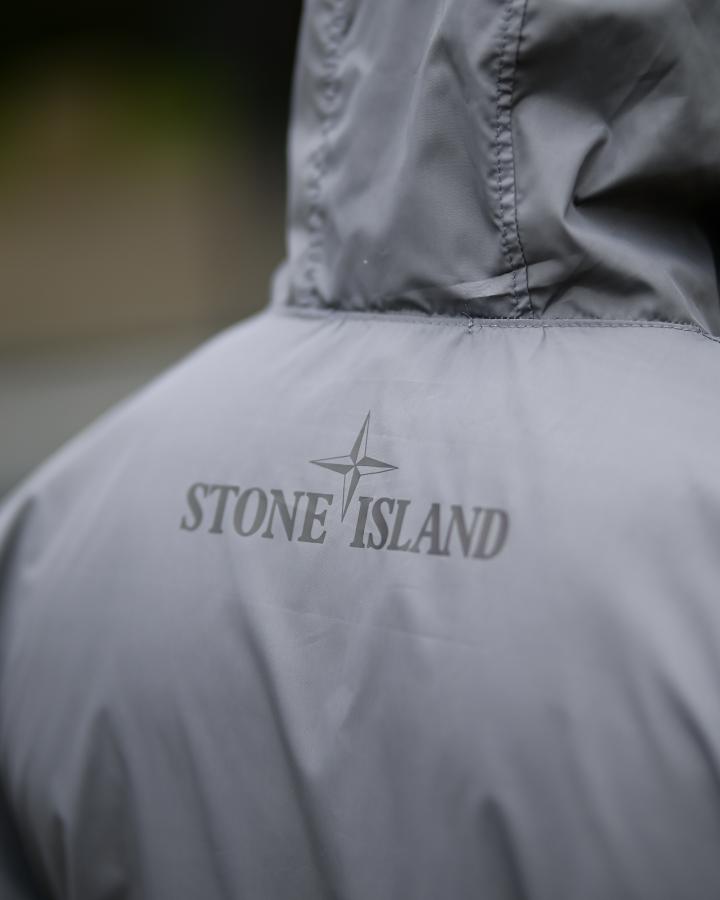 Куртка з кишенею Stone island grey 4 ПП8001 - фото 8
