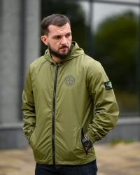 Вітровка кишеня Stone Island олива 4 ПП8000