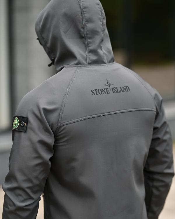Зимовий костюм Stone island grot grey 4  ВТ68057 - 9