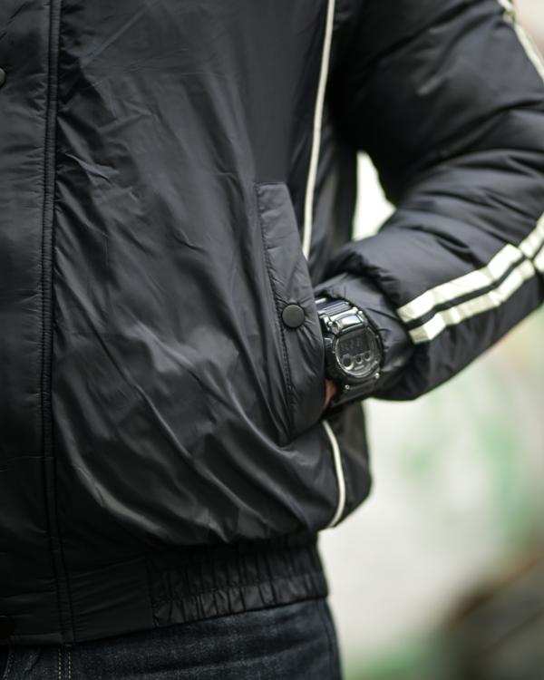 Чоловіча зимова куртка Line black ПП8095 - 7