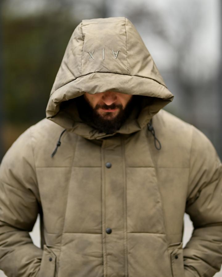 Зимова чоловіча курточка Arma oliva ВТ6911 - фото 7