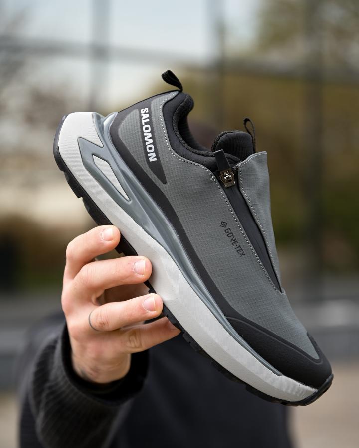 Зимові термо кросівки Salomon grey   4 ТР6429 - фото 2