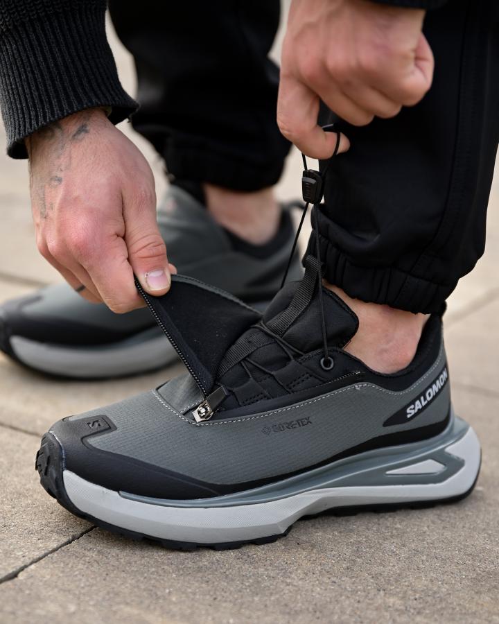 Зимові термо кросівки Salomon grey   4 ТР6429 - фото 6