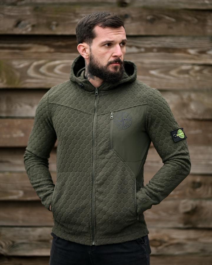 Флісова кофта STONE green ПП8056 - фото 2