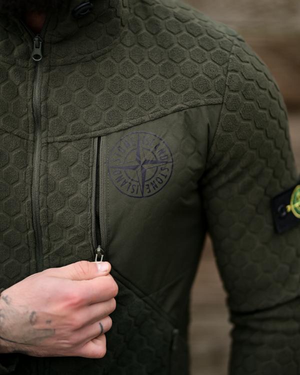 Флісова кофта STONE green ПП8056 - 6
