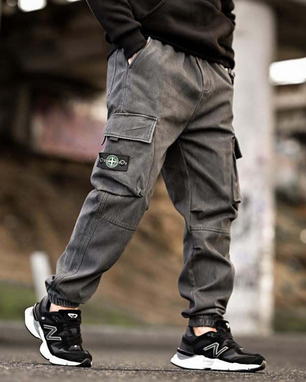 Зимові штани джогери stone grey 4 ТР6546 - 11