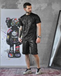 літній комплект Coolmax чорний мультикам ВТ1092