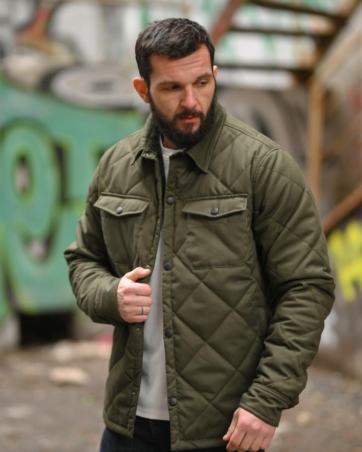 Утеплена сорочка\куртка CUTTER олива ВТ5320 - фото 5