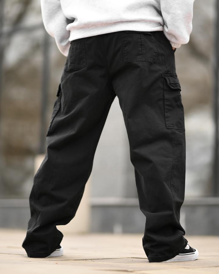 Карго штани Oversize (Black) чорні ВТ5300 - фото 5