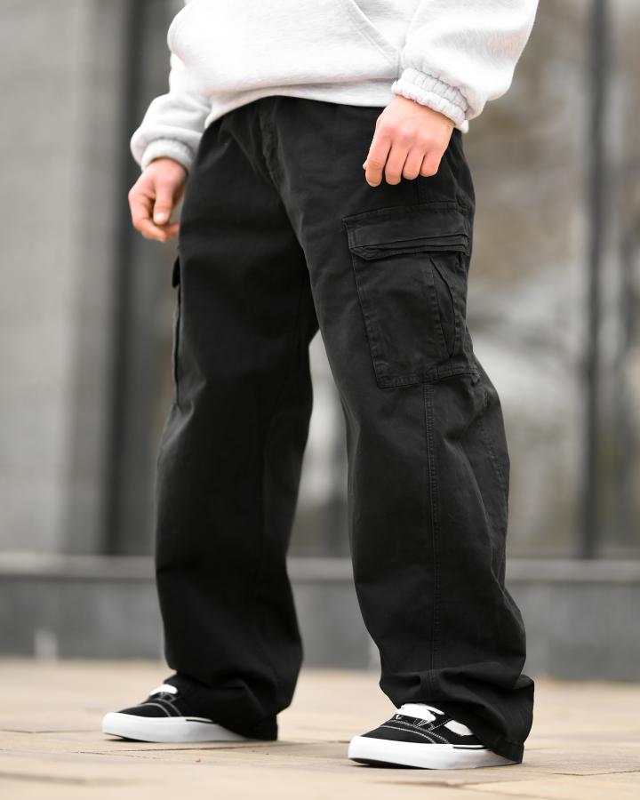Карго штани Oversize (Black) чорні ВТ5300