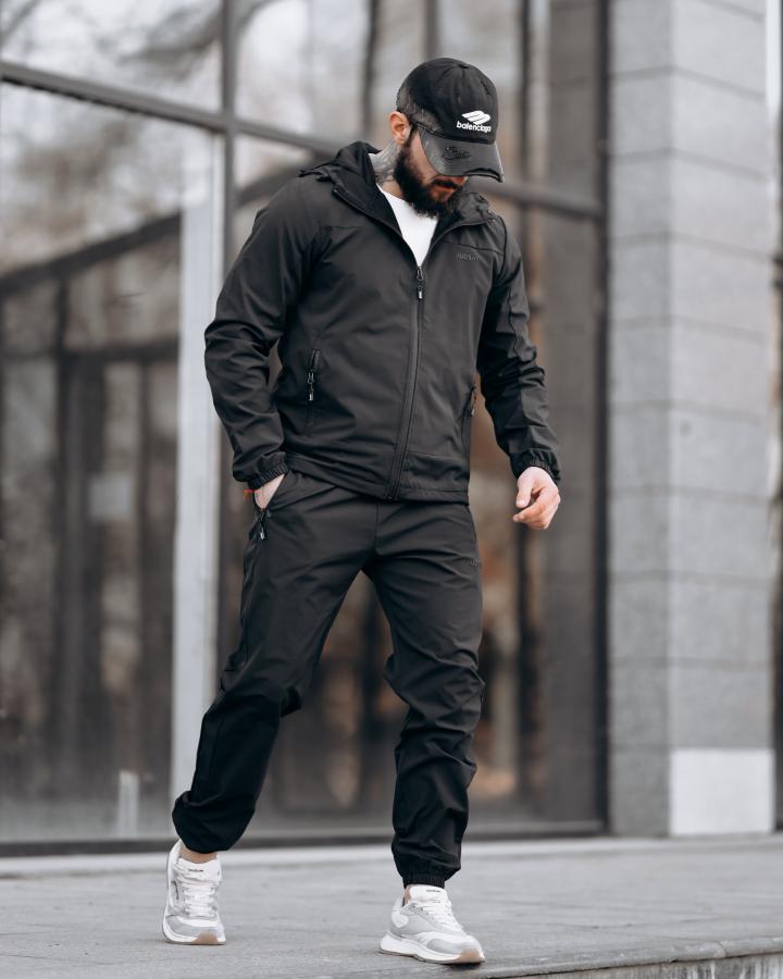 Чоловічий спортивний костюм RABUDA black ТР6789