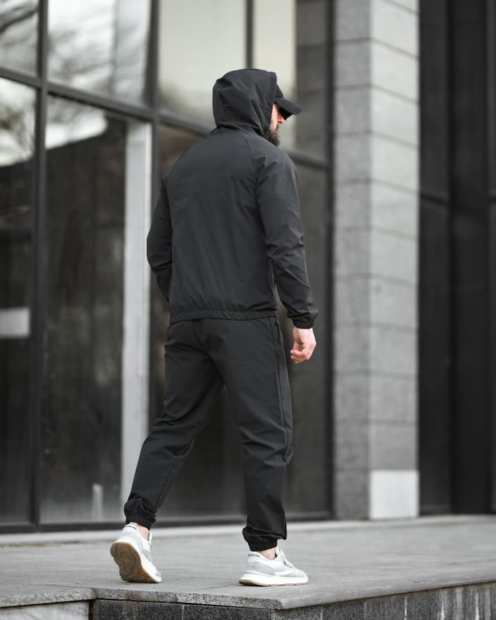 Чоловічий спортивний костюм steller black ТР6791 - фото 5