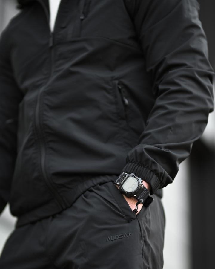 Чоловічий спортивний костюм steller black ТР6791 - фото 9