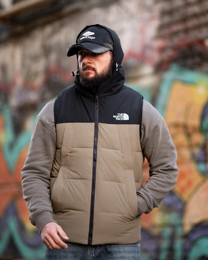 Чоловіча жилетка TNF beg ТР6808 - фото 6
