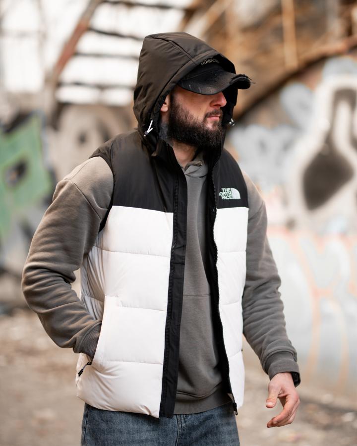 Чоловіча безрукавка TNF ch/b ТР6807 - фото 3