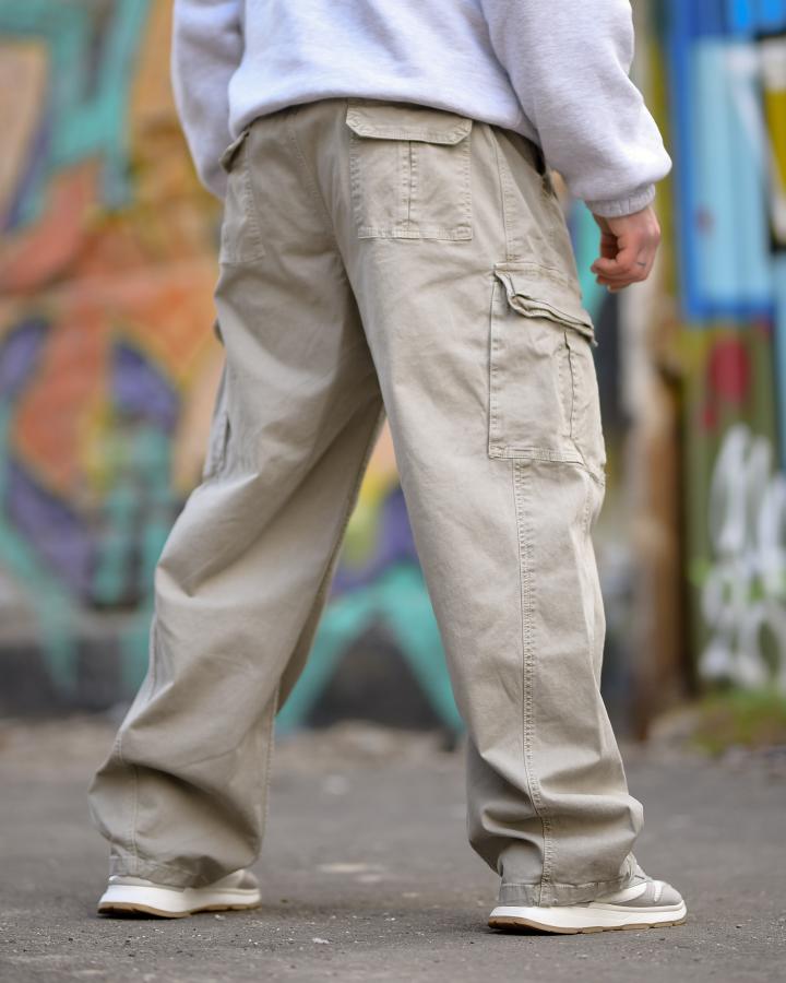 Карго штани Oversize grey ВТ5297 - фото 3