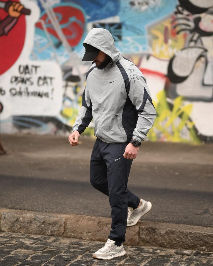 Спортивний костюм RETRO NK grey ТР6937 - фото 3