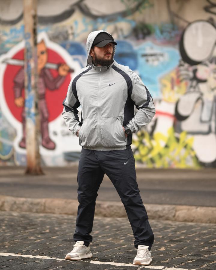 Спортивний костюм RETRO NK grey ТР6937 - фото 4