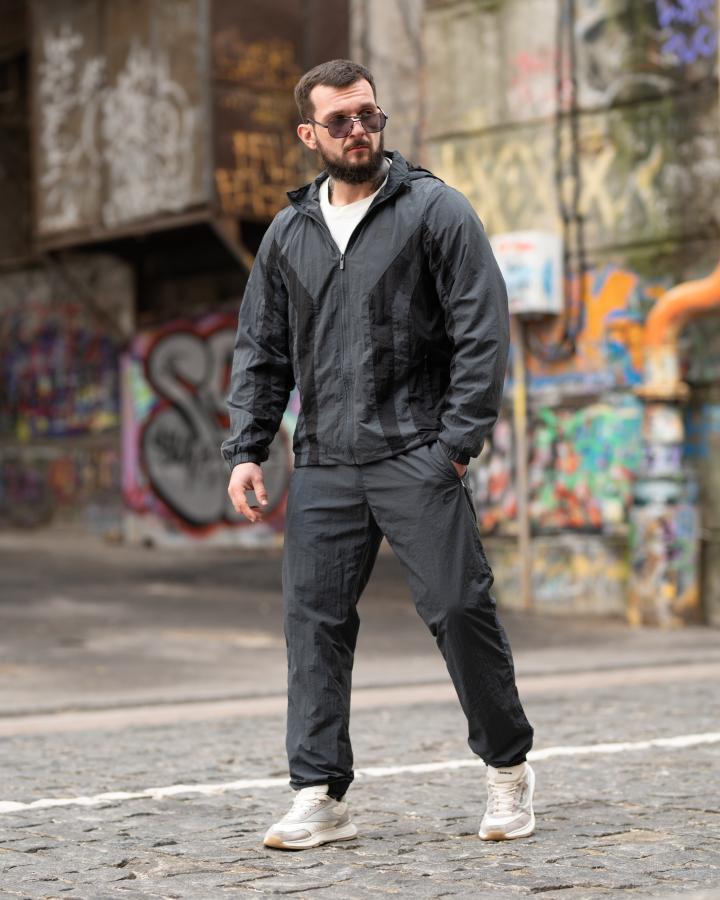 Спортивний костюм RETRO Nk darck grey ТР6945 - фото 4