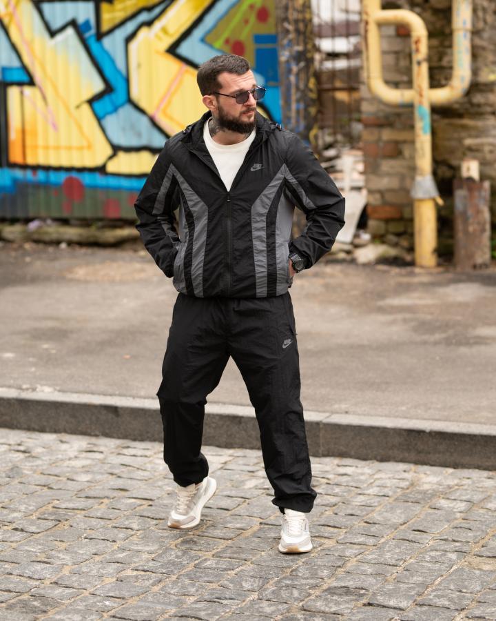 Спортивний костюм RETRO nk black ТР6947 - фото 4