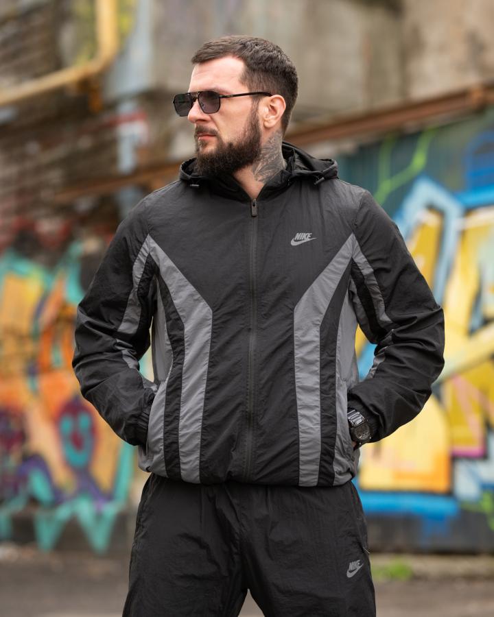 Спортивний костюм RETRO nk black ТР6947 - фото 6