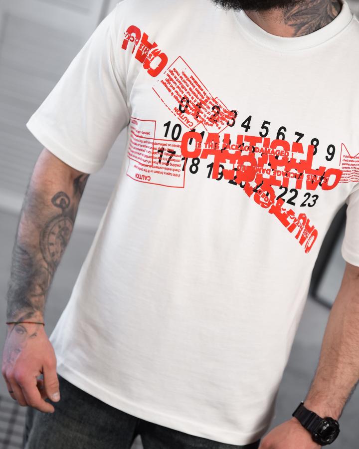Футболка oversize Maison Margiela N.6 white ТР6885 - фото 4