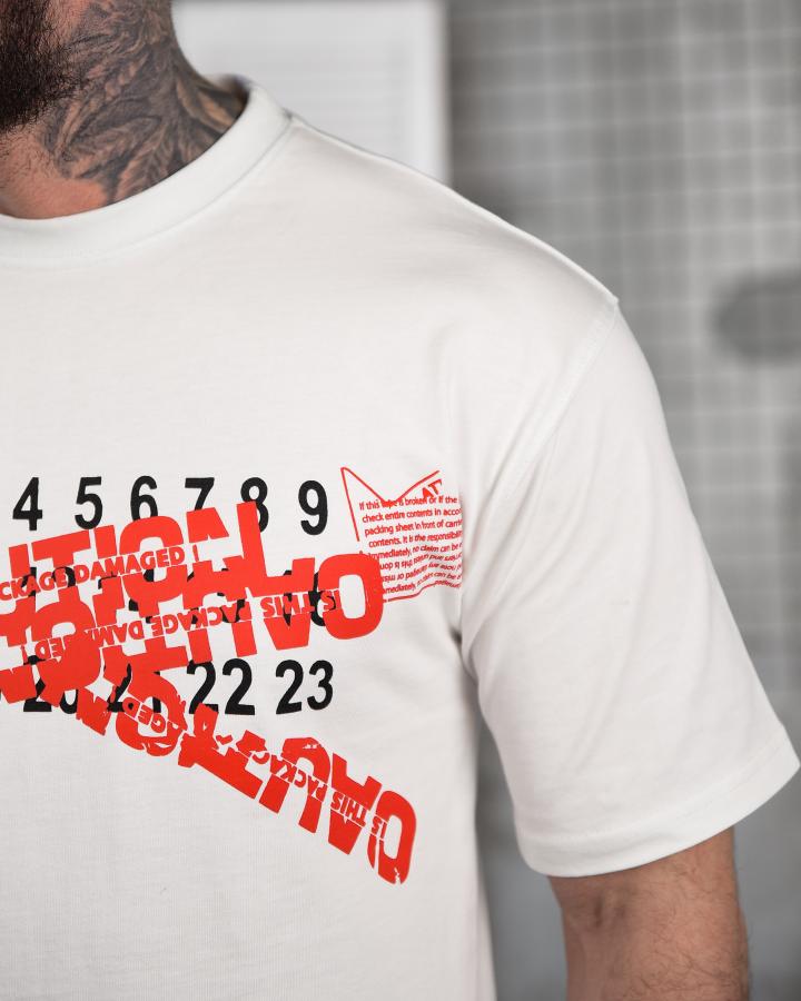 Футболка oversize Maison Margiela N.6 white ТР6885 - фото 7