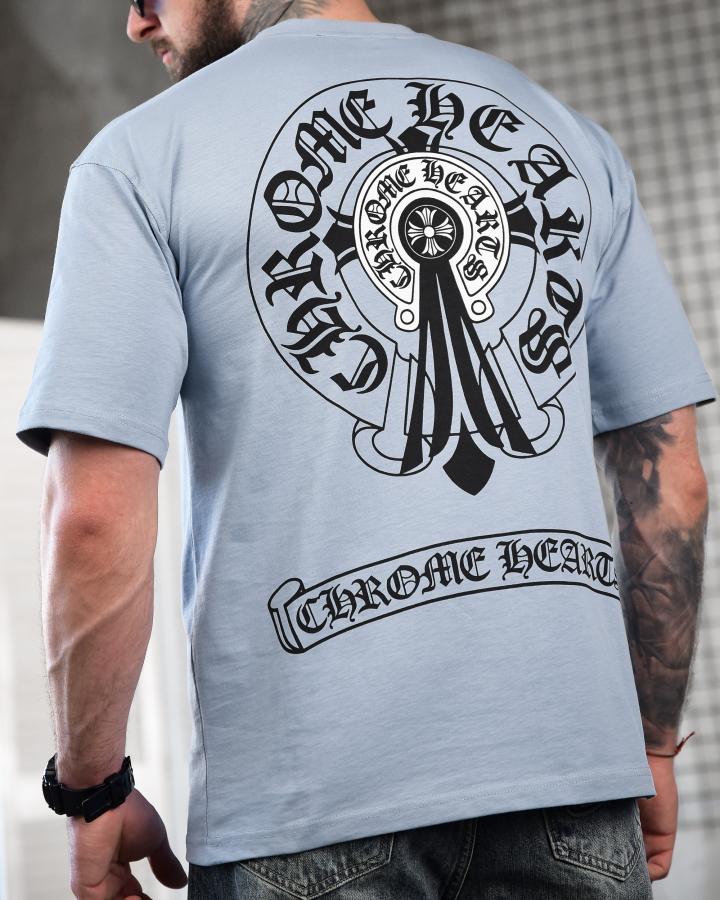 Футболка oversize Chrome Heart ТР6882 - фото 5