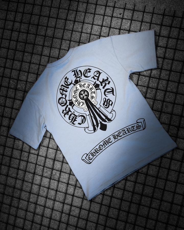 Футболка oversize Chrome Heart ТР6882 - фото 7