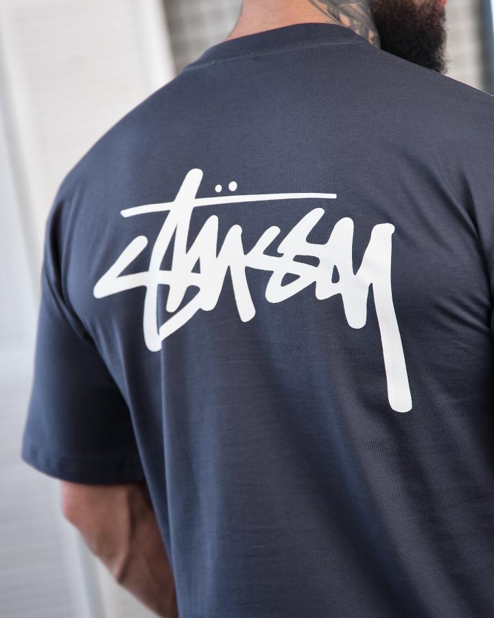 Футболка оверсайз STUSSY Graffiti sea ТР6880 - фото 6