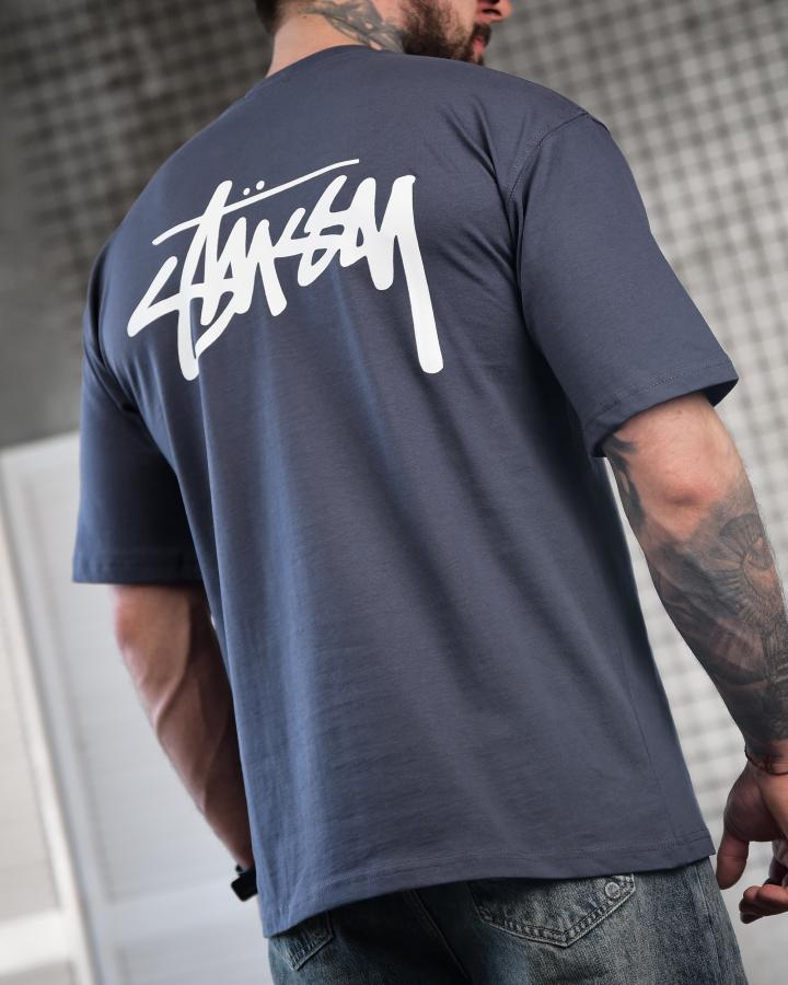 Футболка оверсайз STUSSY Graffiti sea ТР6880 - фото 8