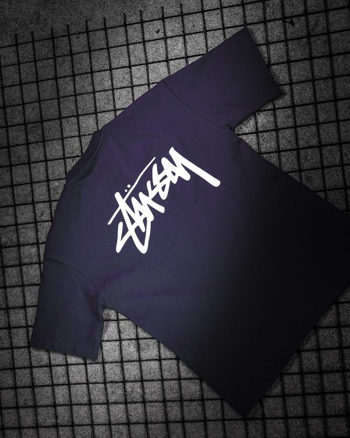 Футболка оверсайз STUSSY Graffiti sea ТР6880 - фото 9