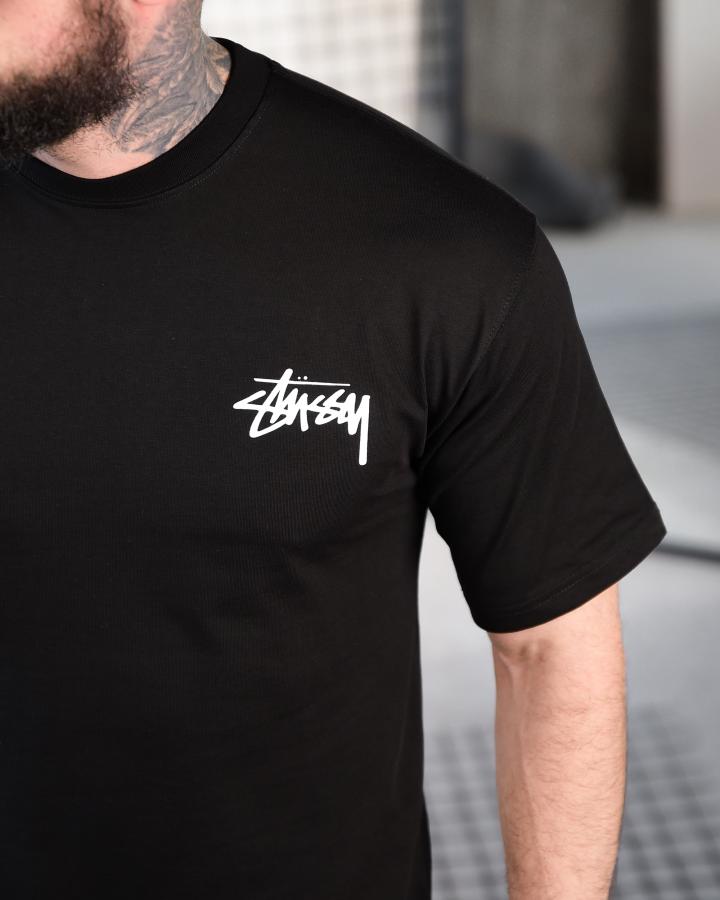 Футболка stussy black ТР6877 - фото 3