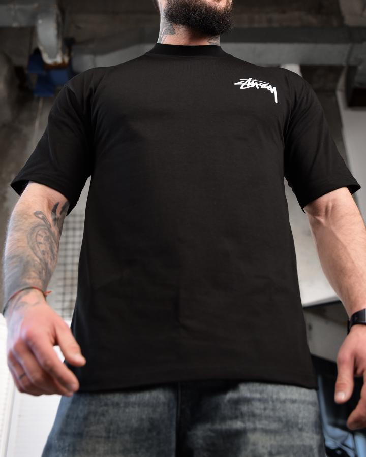 Футболка stussy black ТР6877 - фото 5