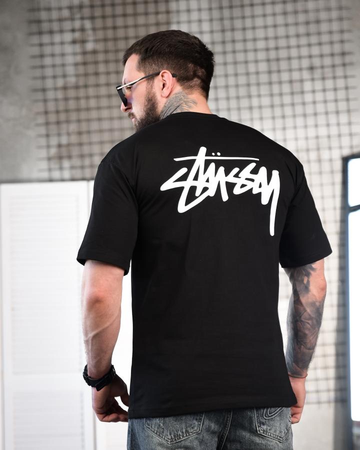 Футболка stussy black ТР6877 - фото 6