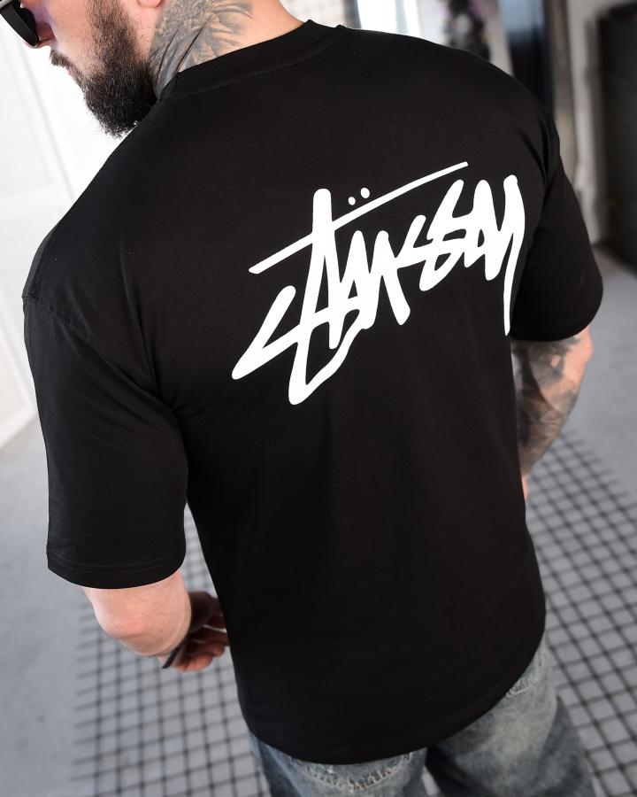 Футболка stussy black ТР6877 - фото 7