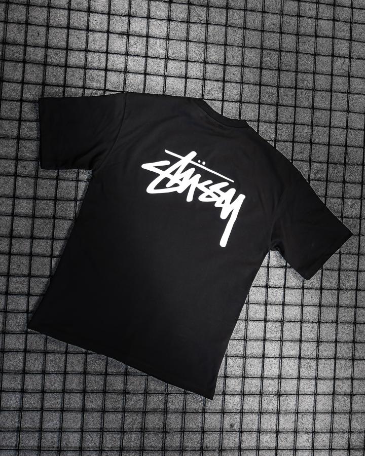 Футболка stussy black ТР6877 - фото 8