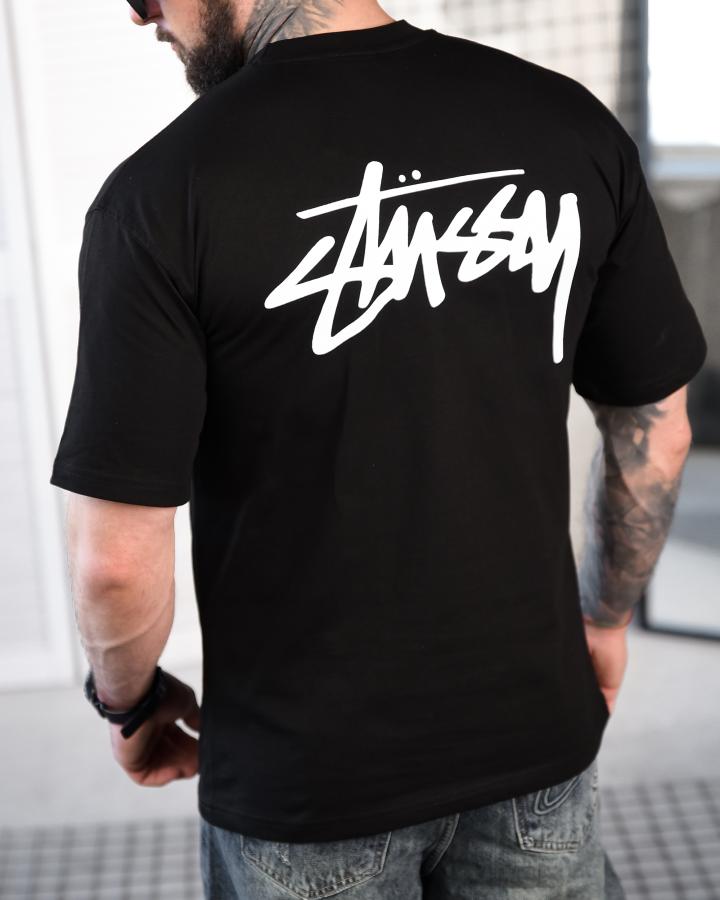 Футболка stussy black ТР6877