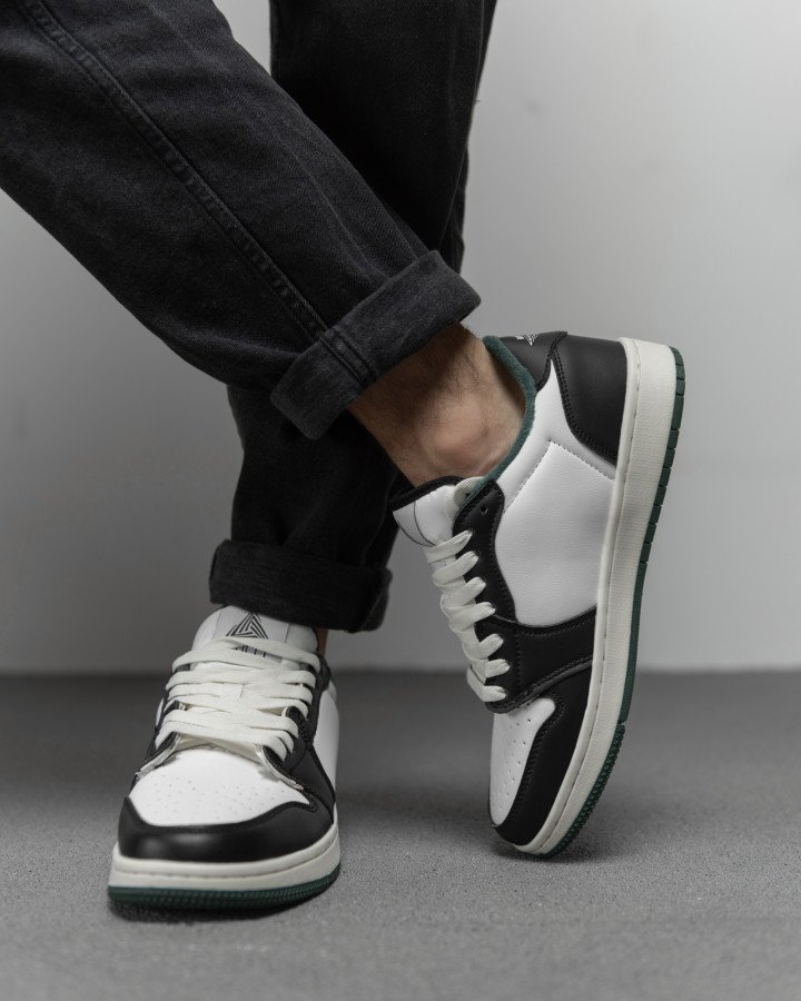 Чоловічі кросівки dunk white/green ТР6264 - фото 4