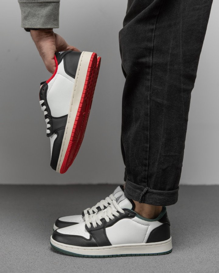 Чоловічі кросівки dunk white/green ТР6264 - фото 8