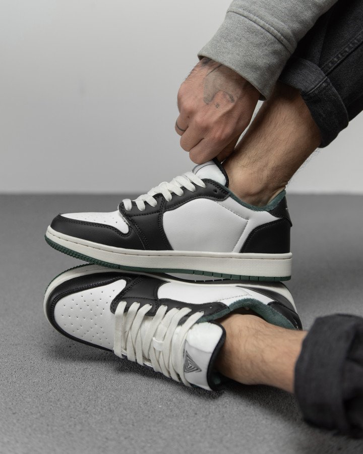 Чоловічі кросівки dunk white/green ТР6264 - фото 9